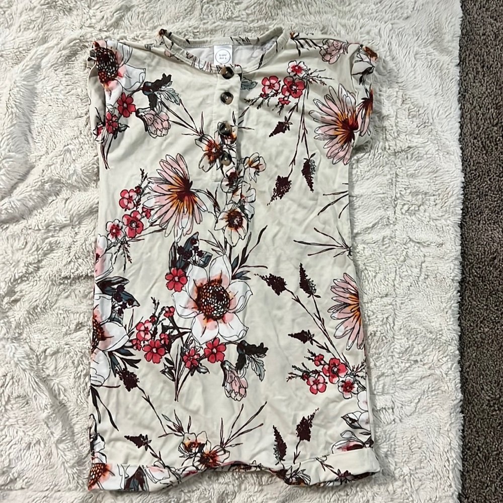 Lou Lou & Company girls 2T floral romper